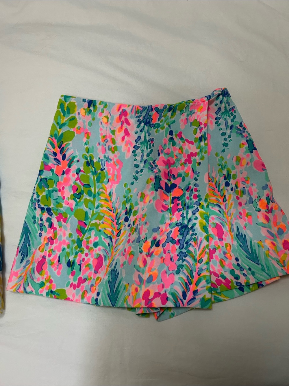 Lilly Pulitzer Floral Circle Skort in Aqua, Pink, Green & Blue